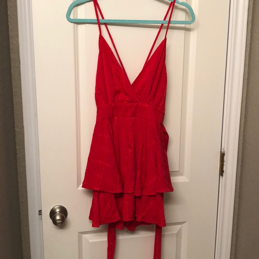 Red romper